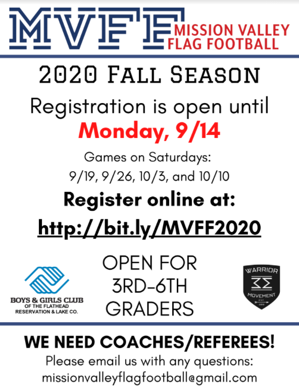 Registration for 3-6 grades is open.